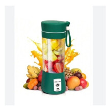 Draagbare elektrische citruspers, 380 ml, automatische mini-sapcentrifuge voor milkshakes, smoothies en drankjes, 6 messen