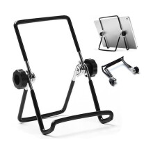 Adjustable tablet stand, 1 piece, foldable phone stand, desktop docking station, black