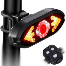 Bicycle taillights with signal lights, USB charging on the back of the bicycle taillights, night bicycle taillights