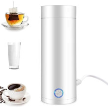 Portable travel kettle, small 400ml electric kettle, 3-in-1 electric heating mug