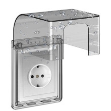 Type 86 Waterproof Wall-Mounted Electrical Socket Cover, 108x75x123cm
