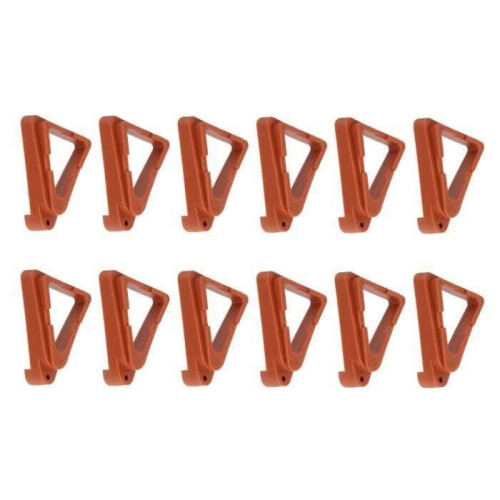 Flower pot feet - Brown - Triangular - PP - 12 pieces