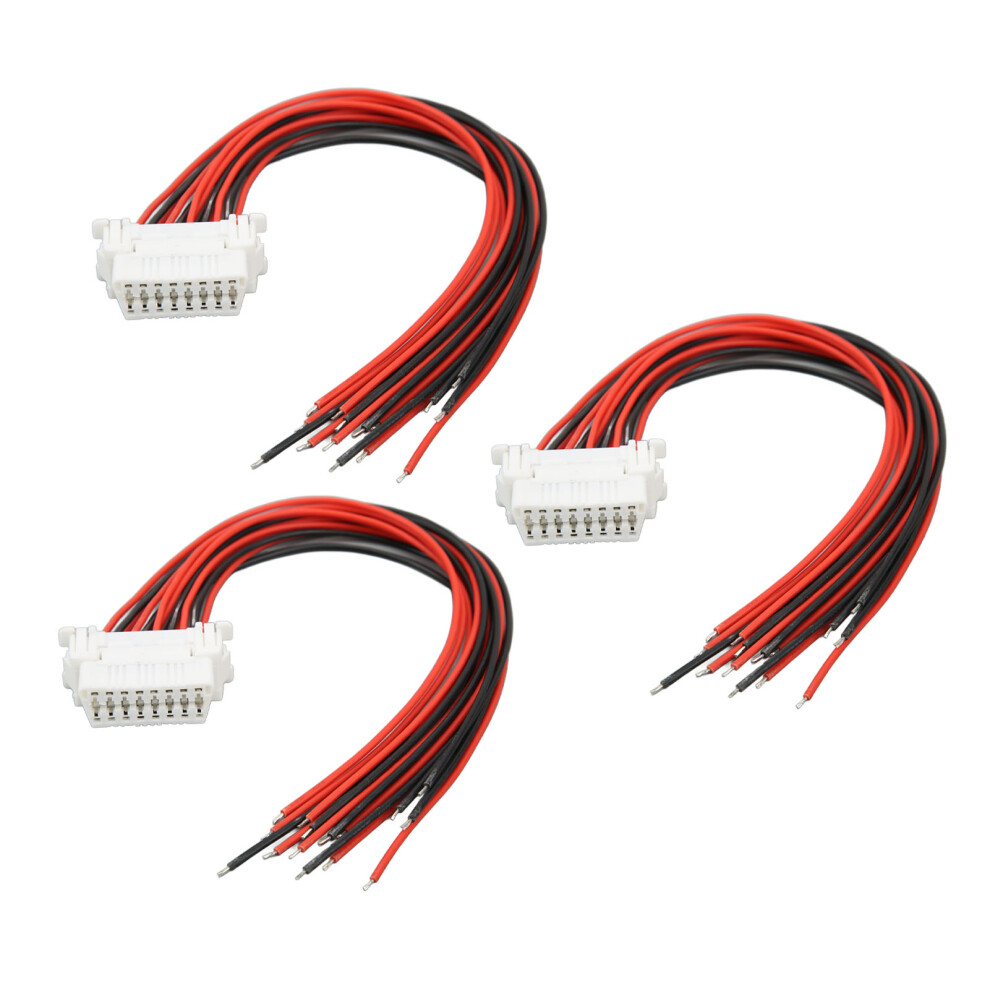 3Pcs 30Cm Obd2 Extension Cable 16 Pin Diagnostic Connector For Vehicles 7611381327988