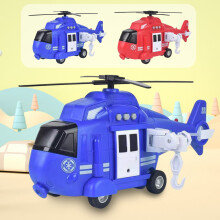 Capino grote speelgoedhelikopter met licht en geluid, 1 stuk educatief speelgoedvliegtuig voor kinderen, geschikt als traktatie voor