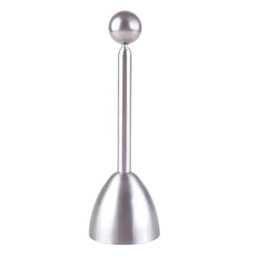 Stainless steel egg topper – Opens in one easy step
