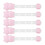 5 pcs multi-functional safety locks for baby drawers and cabinets, red 1