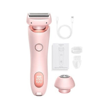 2-in-1 elektrisch scheerapparaat voor dames, Silky Glide Pro-scheerapparaat voor het scheren van benen, armen, oksels en gezicht.