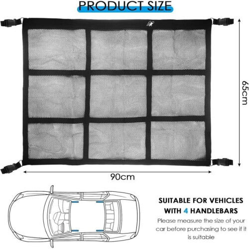 Motorhome storage net, Car roof storage net, Car storage net, Van conversion, Van accessories 1