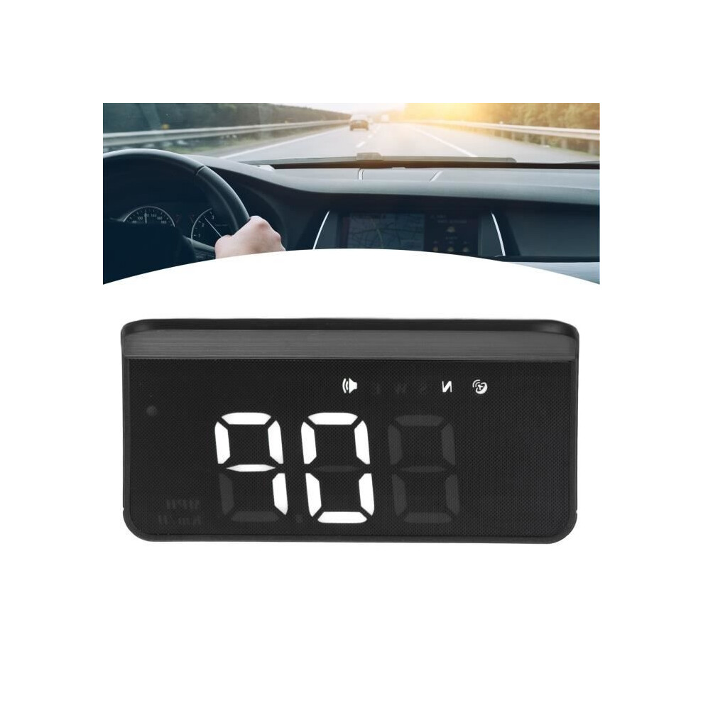 Gps Speedometer Car Hud Display Gps Speedometer Driving Fatigue Warning Km/H Mph Compass 8581602123554
