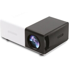 1080p mini draagbare LED-projector voor thuisbioscoop, Full HD - YG300 - zwart - 400 helderheid