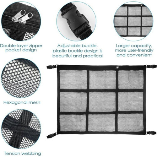 Motorhome storage net, Car roof storage net, Car storage net, Van conversion, Van accessories 2