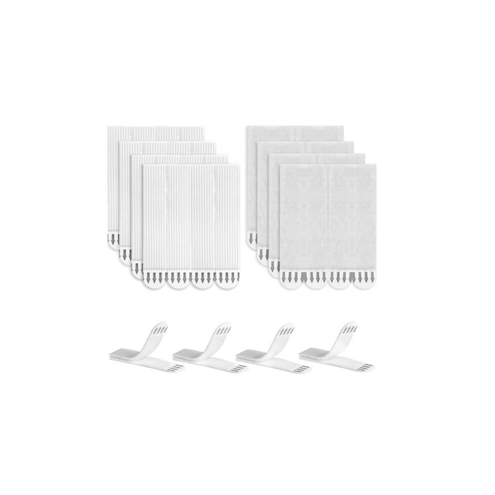 24 Pairs Of Picture Hanging Strips, 48 Pcs Adhesive Picture Hanging Strips, No Drilling Required 8581602125190