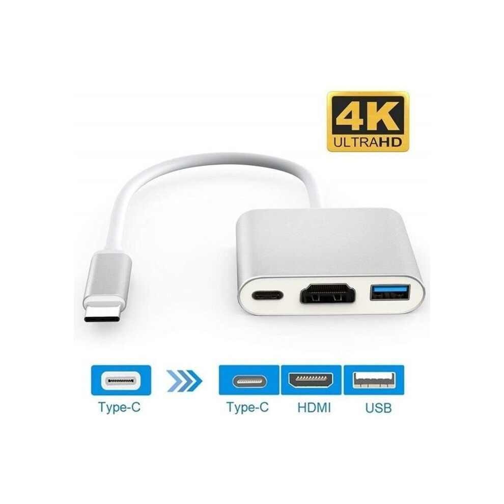 4K Hdmi Adapter - Usb 3.1 - Type-C - Multiport - Macbook Compatible - 4Kx2k Resolution 8581602124520
