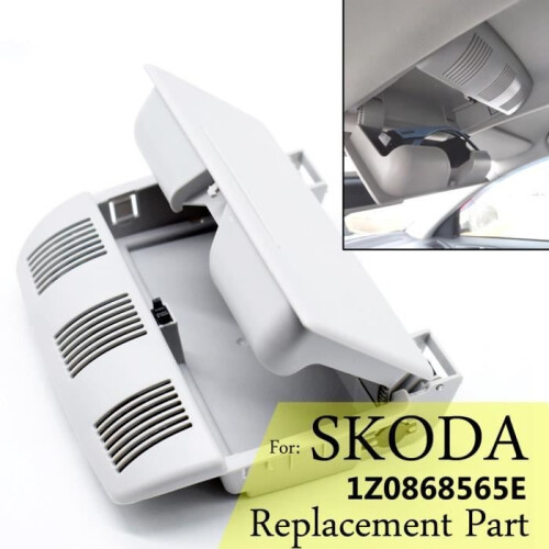 Κουτί αποθήκευσης γυαλιών ηλίου - Skoda - Octavia A5 - πλαστικό ABS - Γκρι - 2004-2012