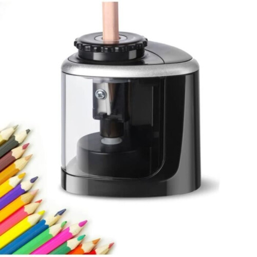 Electric pencil sharpener - Unspecified - Unspecified model - 2 modes - Black - Plastic