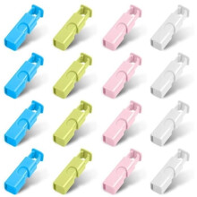 Bread Bag Clips - Unspecified - 16 PCS - Reusable - Multi-colored - Secure