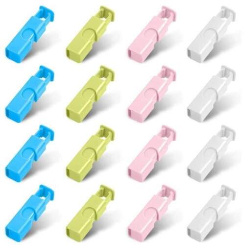 Bread Bag Clips - Unspecified - 16 PCS - Reusable - Multi-colored - Secure