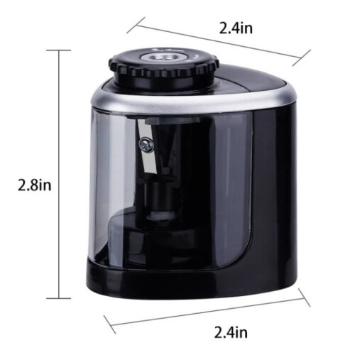 Electric pencil sharpener - Unspecified - Unspecified model - 2 modes - Black - Plastic 1