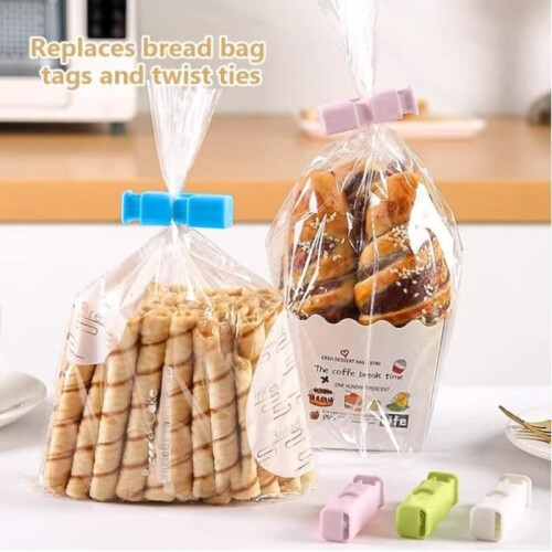 Bread Bag Clips - Unspecified - 16 PCS - Reusable - Multi-colored - Secure 1