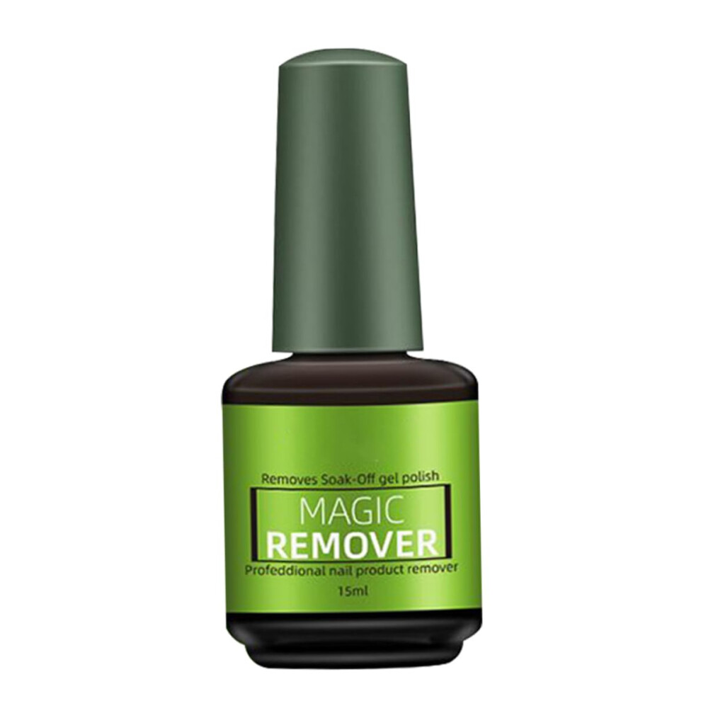 Nail Polish Remover 15ml Fast Acting Gel Soak Off UV Polish Remover with Nail File and Cuticle Care