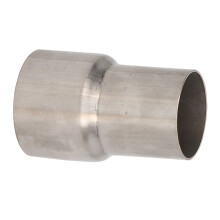 304 Stainless Steel Turbo Exhaust Pipe 2.5in to 2in Universal Fit