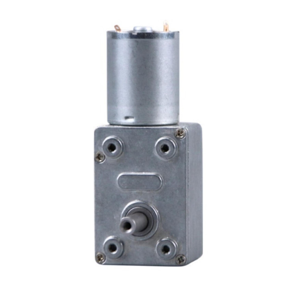 Dc Worm Gear Motor 12V 10Rpm Torque Metal Gear 370 Low Noise Reversible For Diy Projects 9365369940192