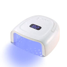 60W Cordless UV LED Nail Lamp with LCD Display and Infrared Sensor, Rechargeable Nail Dryer