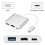 Adattatore HDMI 4K - USB 3.1 - Tipo C - Multiporta - Compatibile con Macbook - Risoluzione 4Kx2K 2
