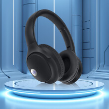 Słuchawki hybrydowe RnemiTe-amo ANC 5.3, bezprzewodowe nauszne Bluetooth, cyfrowy wyświetlacz baterii, składane, dźwięk immersyjny