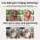 Webcam in streaming 1080P con luce ad anello, webcam HD con zoom digitale e autofocus per computer, PC, laptop e Mac. 6