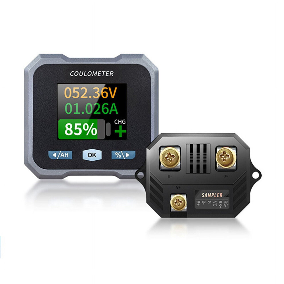 Bl105f Coulomb Meter Dc10-100V 0-50A Waterproof Battery Meter And Voltmeter For Electric Two-Wheeled Vehicle,C 9773935640672