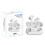 Ασύρματα ακουστικά VALSEEL W20, Bluetooth5.0, κουτί φόρτισης 400mAh, στερεοφωνικά ακουστικά για 3