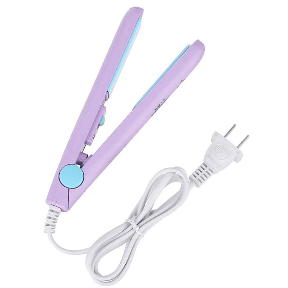 Smart Constant Temperature Mini Hair Straightener Hairstyling Iron Heating Curler for Home or Salon
