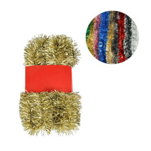 5M/16.4Ft Christmas Shiny Tinsel Garland Decorations Long Hanging Tinsel Garland Decoration For Christmas Tree Wreath Wedding Party Supplies