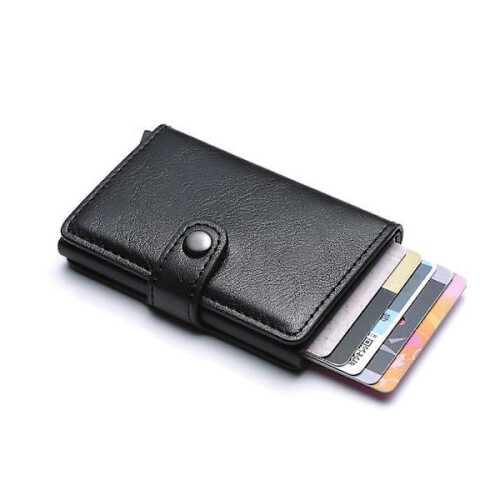 Étui à cartes à puce PopUp Ejects8Cards sécurisé RFID-NFC - Noir