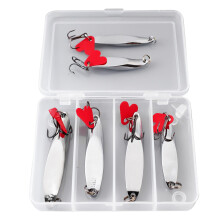 Fishing Lures 7g Metal Fishing Spoon with Hook for Saltwater and Freshwater Bass