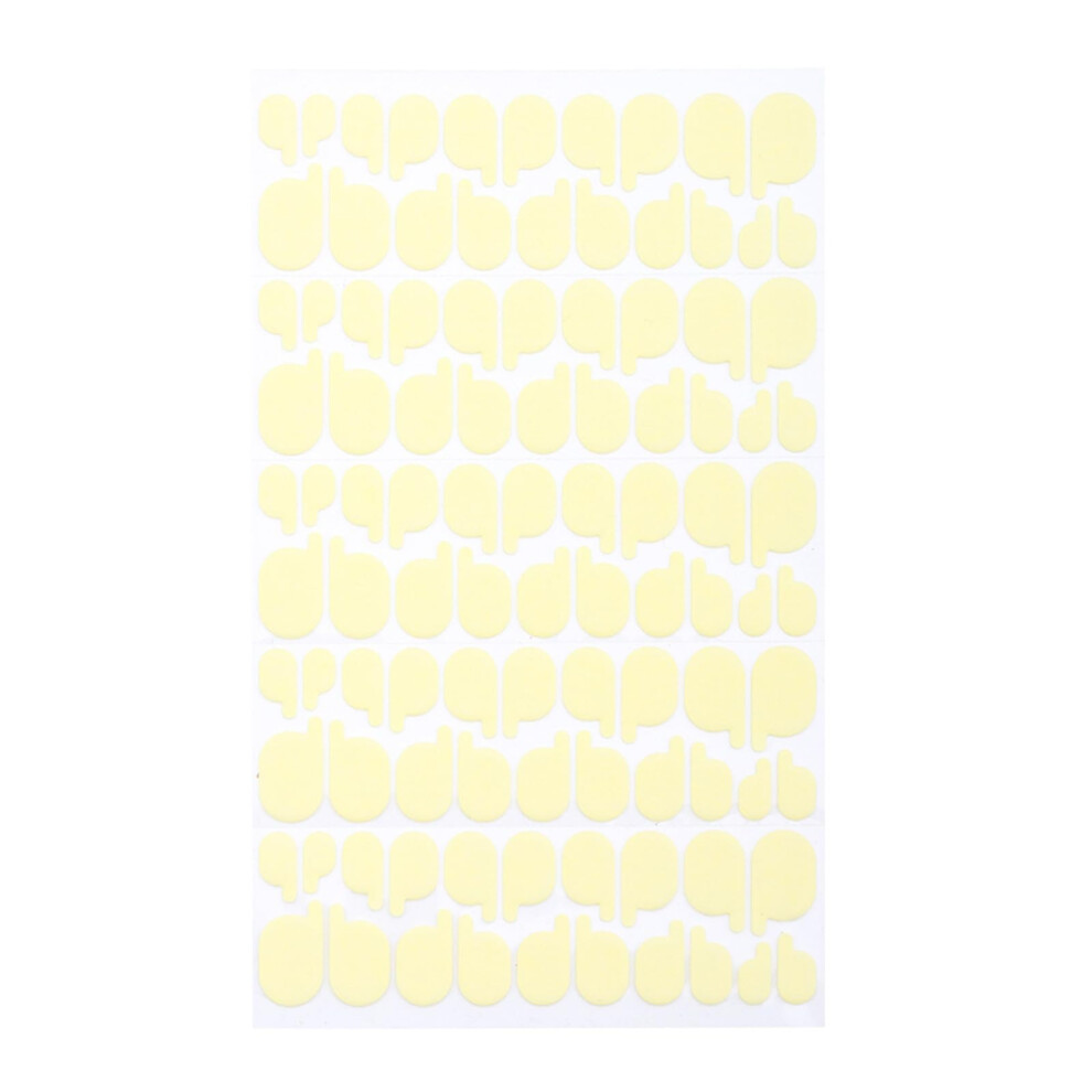 Clear Double Sided Press On Nail Adhesive Tabs for False Nails Display with Easy Glue Use