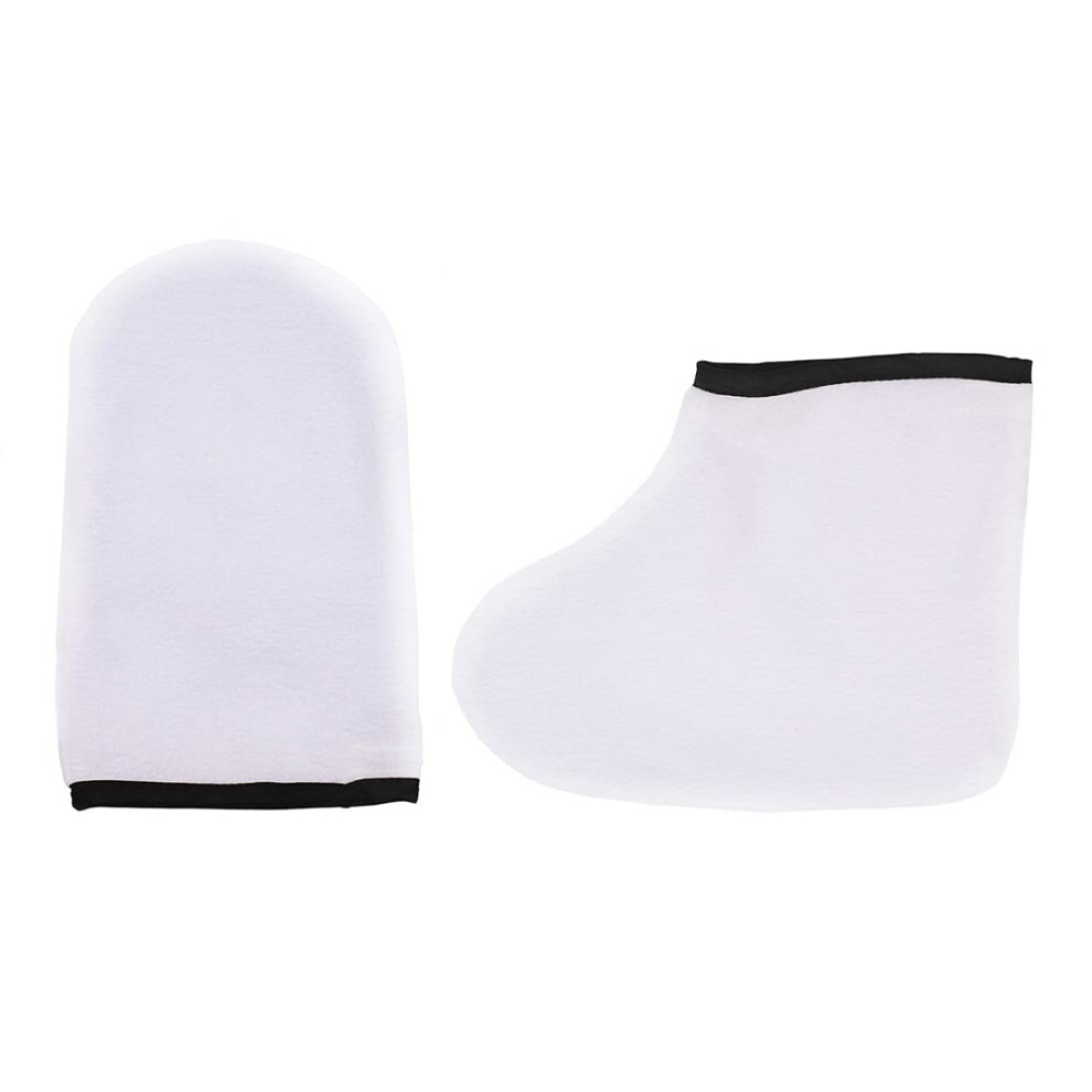 Paraffin Wax Hand Gloves and Foot Exfoliating Covers Spa Set for Deep Hydration and Gentle Care