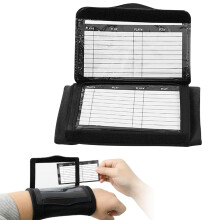 Football Wrist Playbook with 2 Reusable Game Cards for Coaches and Players Training