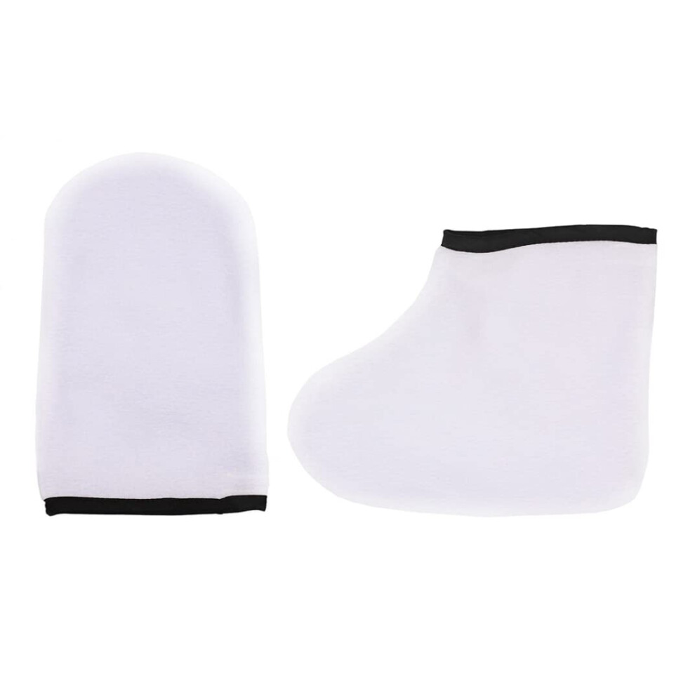 Paraffin Wax Hand and Foot Gloves Set for Deep Hydration and Gentle Exfoliation Skin Care