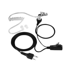 Eatbuy Walkie Talkie-hörlurar, transparent walkie-talkie-hörlurar c9020a med mikrofon, 2-stifts akustiskt rörheadset för Malanda
