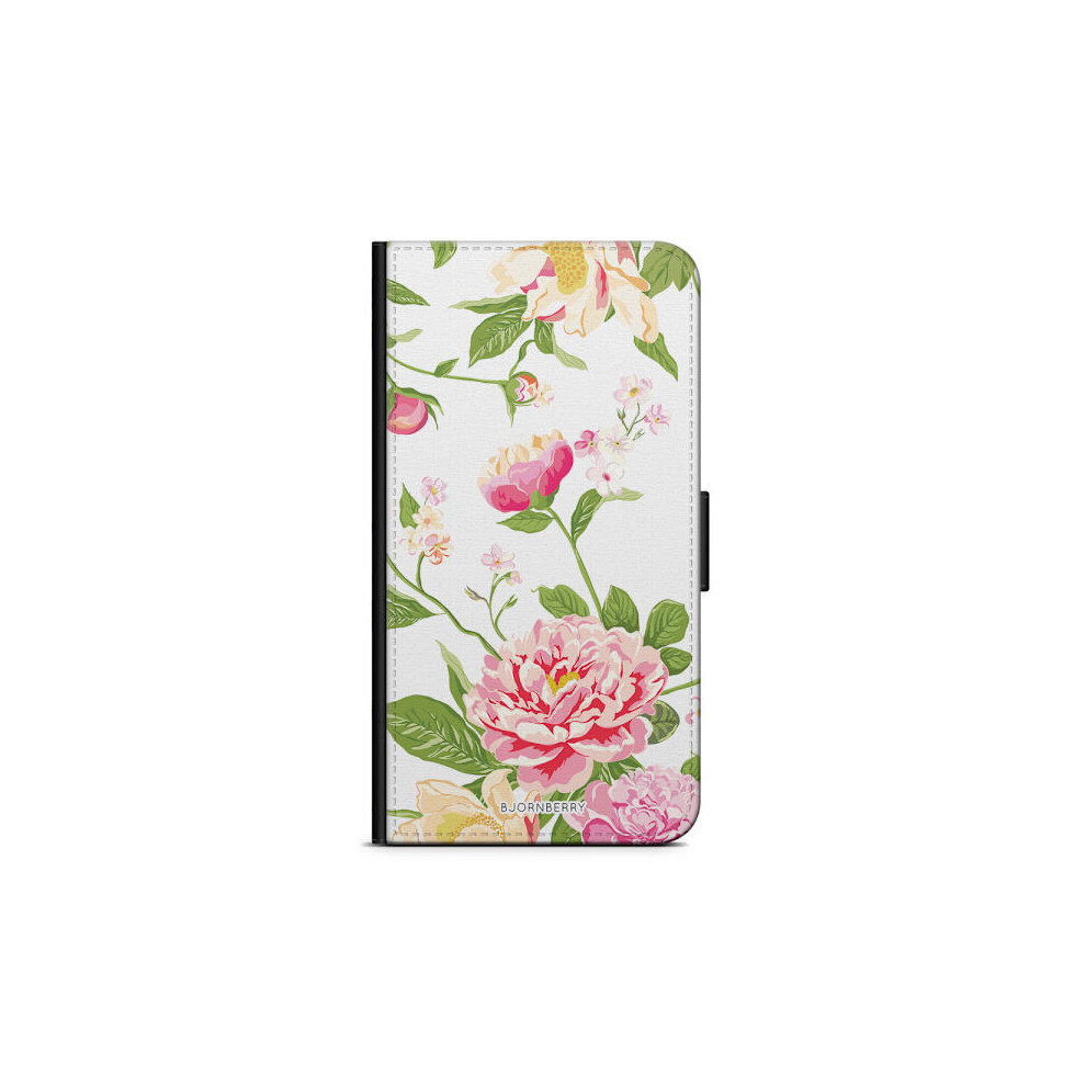 Bjornberry Wallet Case Compatible With Huawei P20 - Roses 9433291423219