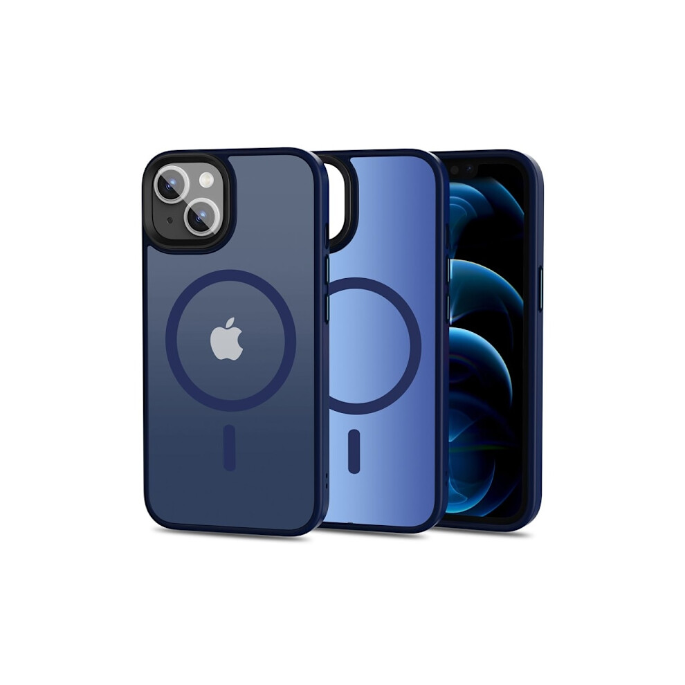 Tech-Protect Compatible With Iphone 13 Case Magmat Magsafe Matt Blue 9433291422878