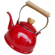 Emaillierter Teekessel, Herdkessel, emaillierter Haushalts-Teekessel, dekorativer Wasserkessel (1,4 l)