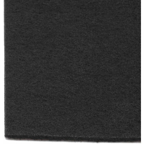 Universal activated carbon filter for kitchen hood - 500X400X3mm, black 2