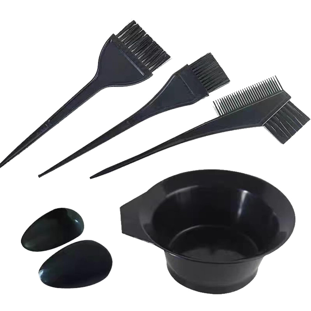 Hair Dye Brush Set with Bowl and Ear Muffs, Professional Salon Quality Hair Colouring Kit for Home