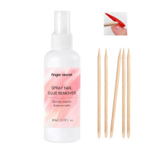 Spray Nail Glue Remover Kit 2FL.OZ Fast Dissolving for Press On and Acrylic Fake Nails