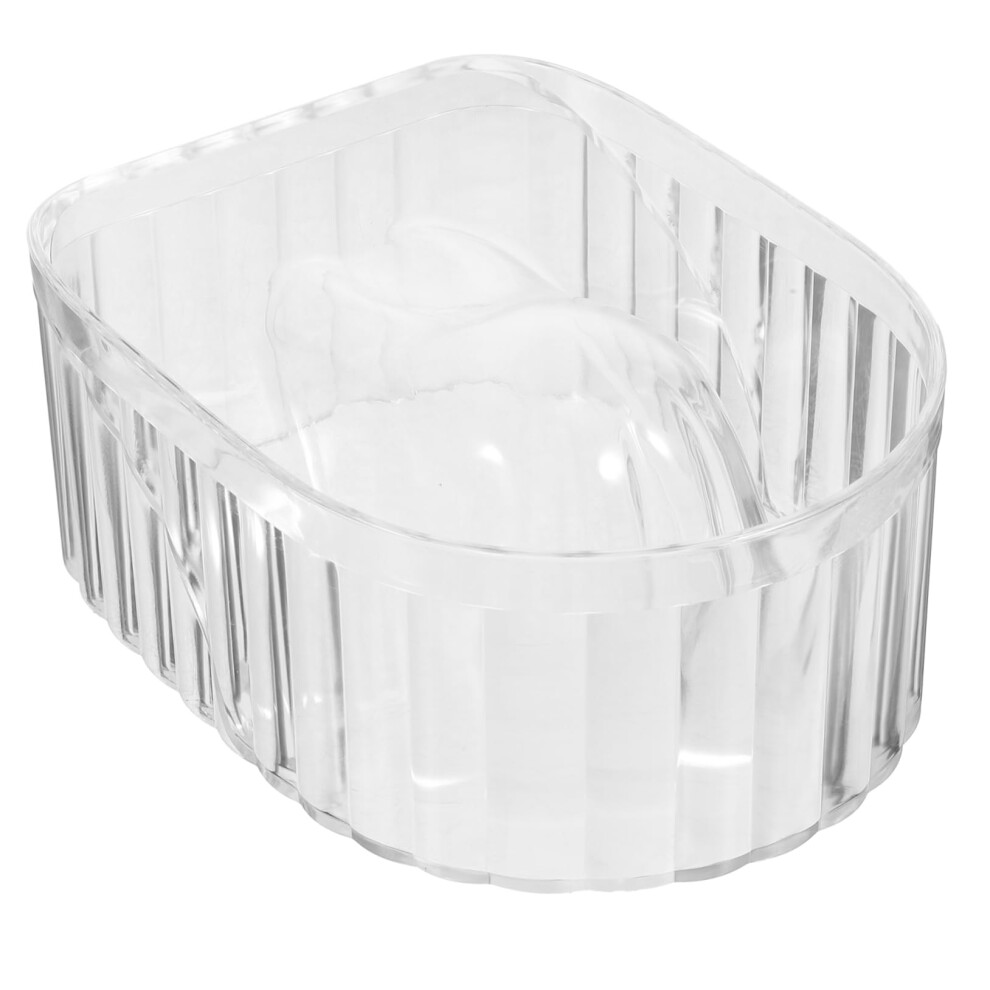 2pcs Acrylic Nail Soak Bowl with Ergonomic Hand Support for Gel Polish Removal at Home and Salon