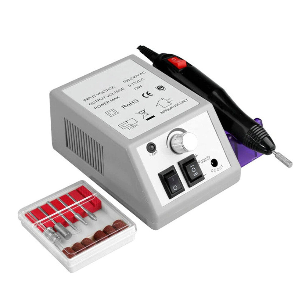 Electric Nail Drill Kit with Precise Speed Control for Acrylic and Gel Nails Manicure Pedicure