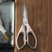 Kitchen Shears and Poultry Shears, Multipurpose Stainless Steel, NonSlip Grip, Set of 2